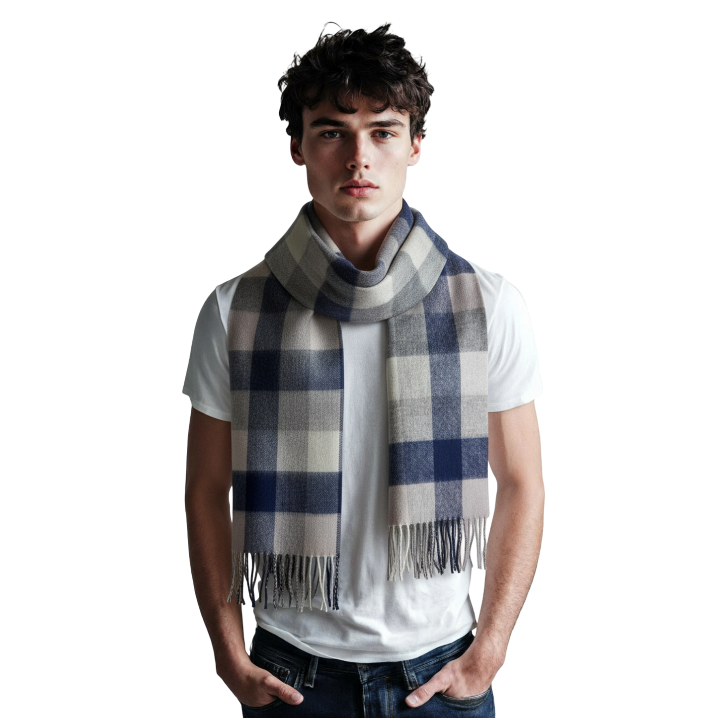 Swiss Coffee Lambswool Scarf