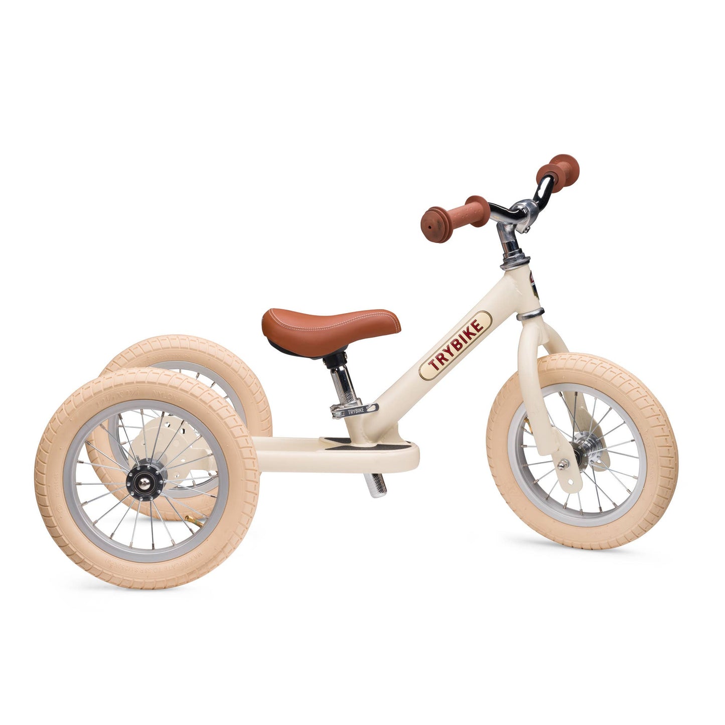 Trybike - Matte 2 In 1 Balance Trike - Vintage Cream