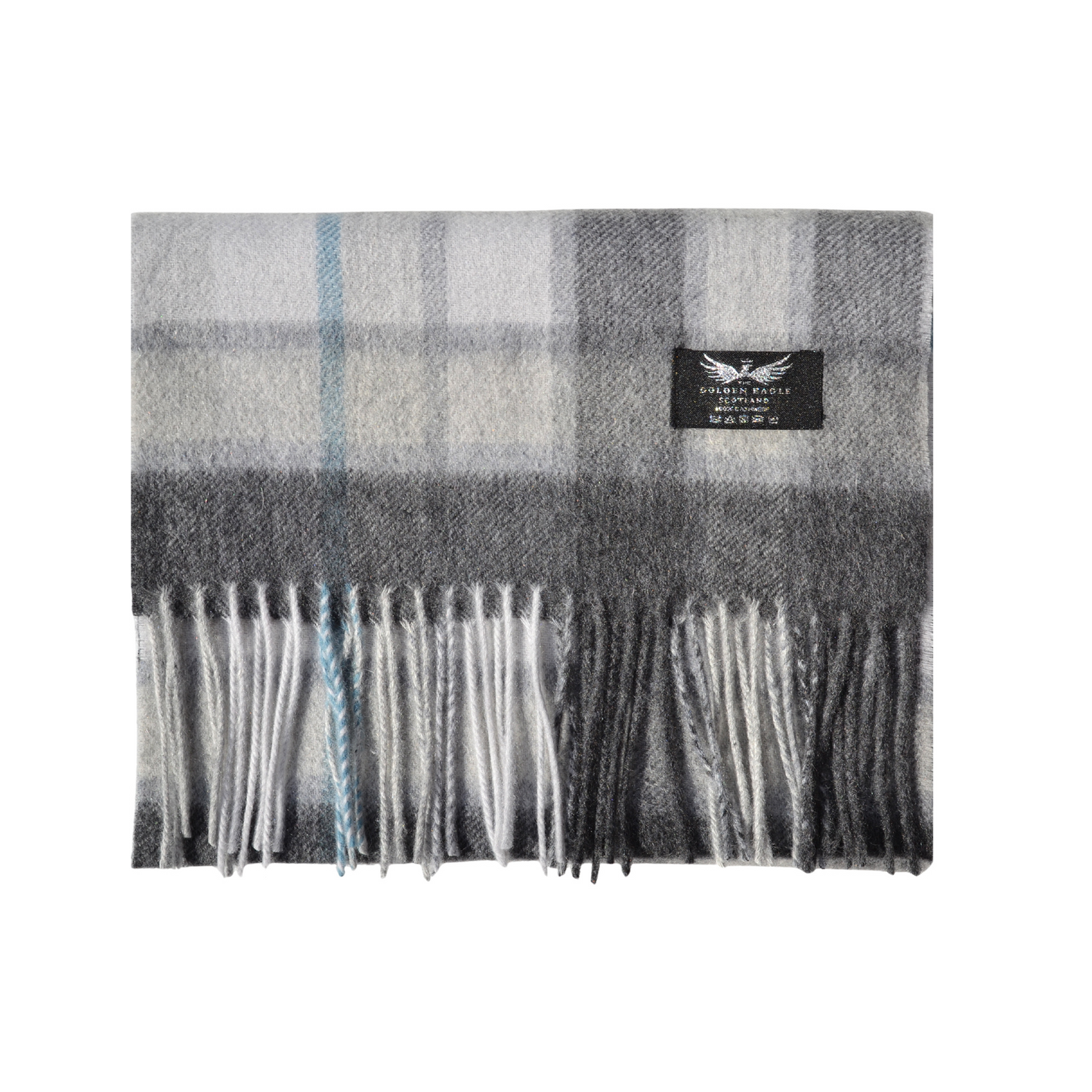 Ashleu Blue Cashmere Scarf