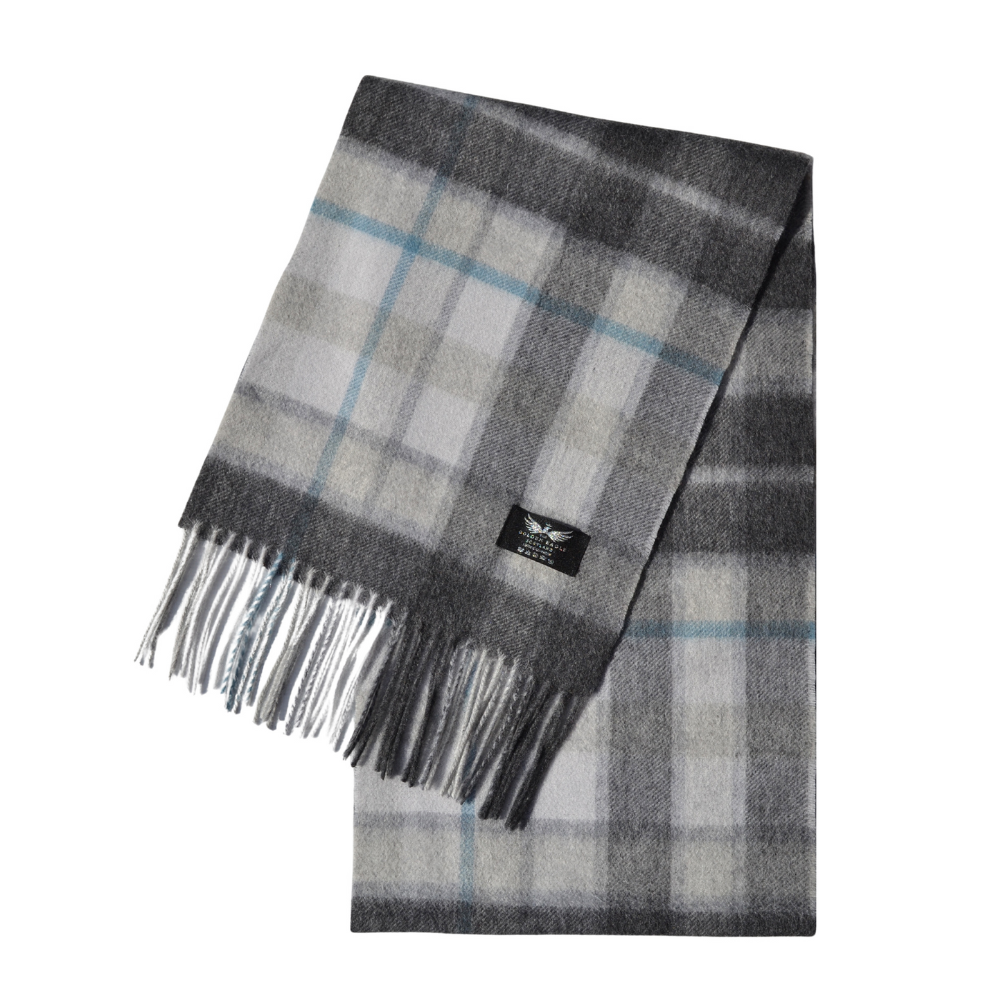 Ashleu Blue Cashmere Scarf