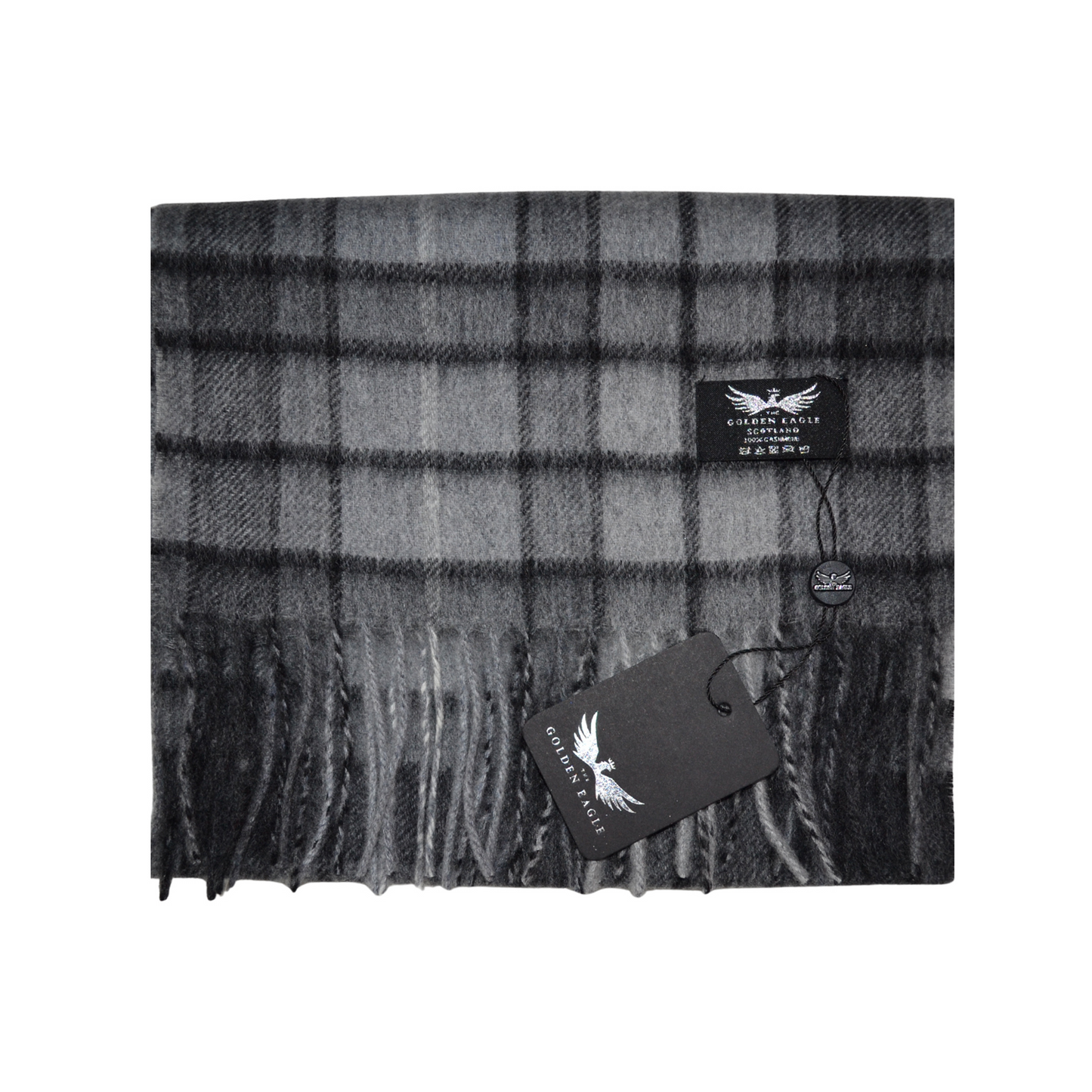 Buchanan Grey Cashmere Scarf