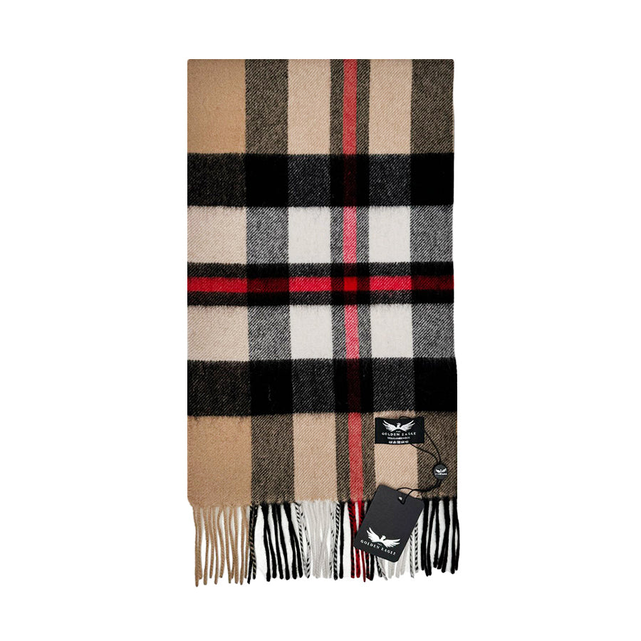 Exploded Camel Thomson Lambswool Scarf