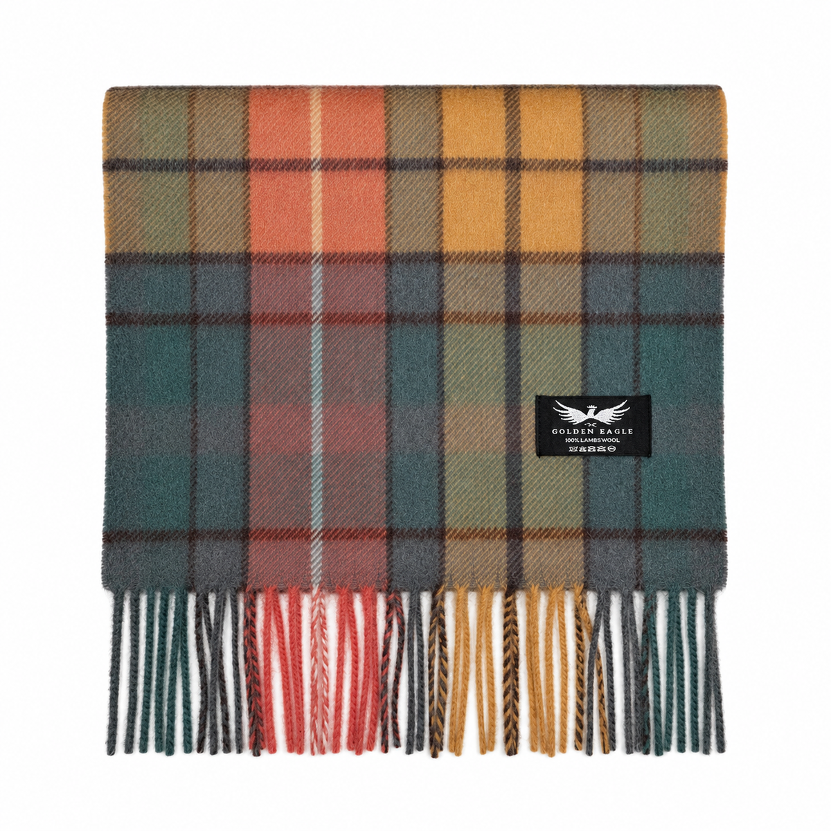 Antique Buchanan Tartan Lambswool Scarf