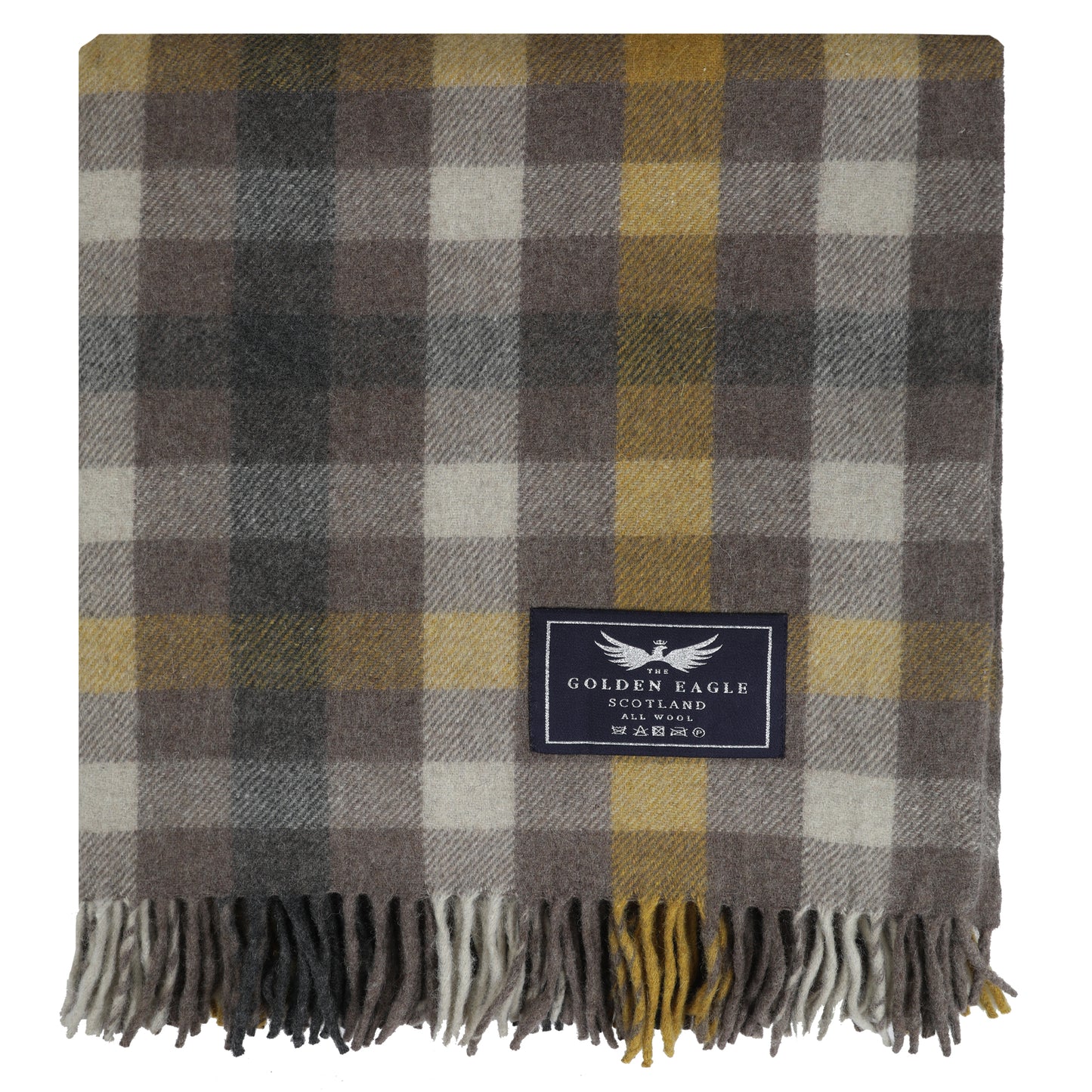 Grey Rust Line - Throw Blanket