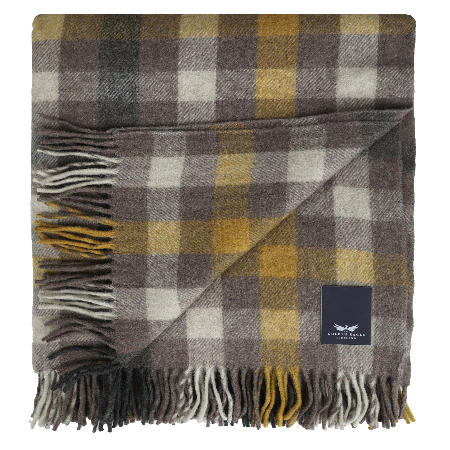 Grey Rust Line - Throw Blanket