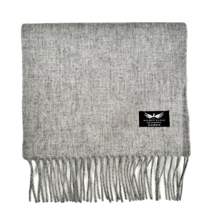 Light Grey Lambswool Scarf