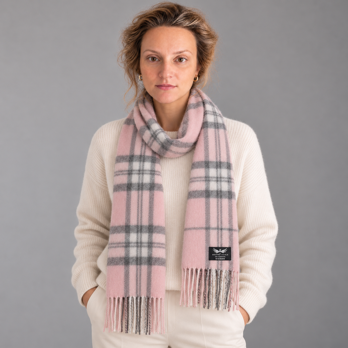 Thomson Pale Lambswool Scarf