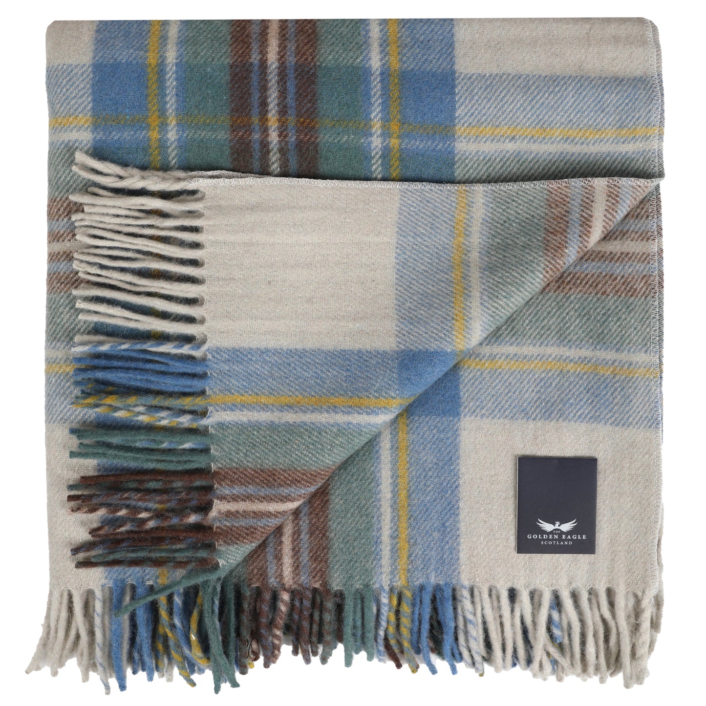 Stewart Muted Blue - Throw Blanket