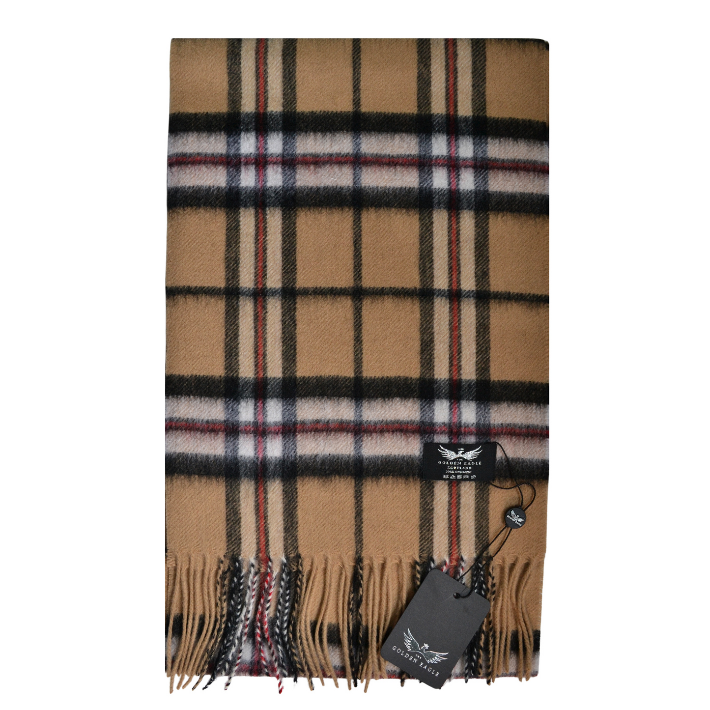 Camel Thomson Cashmere Scarf