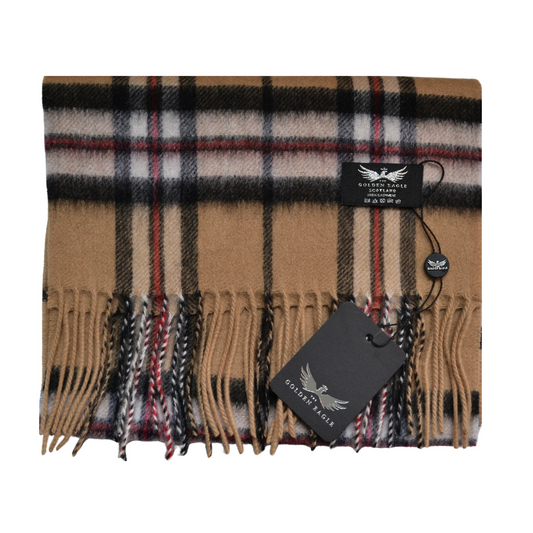 Camel Thomson Cashmere Scarf