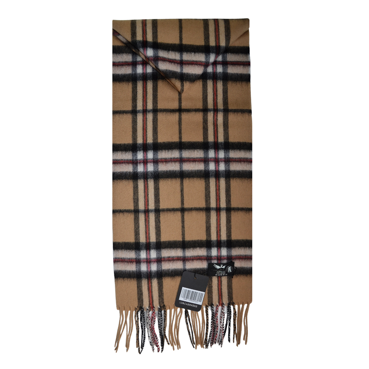 Camel Thomson Cashmere Scarf
