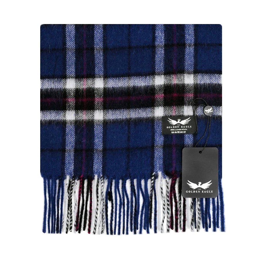 Thomson Navy Lambswool Scarf