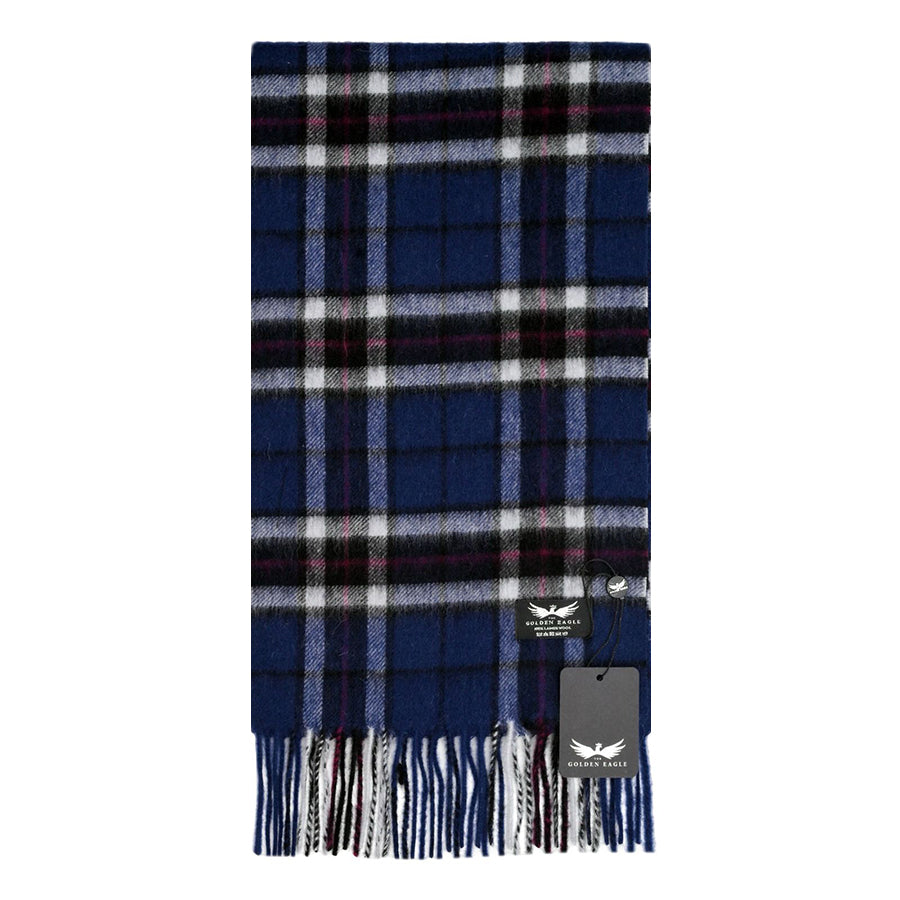 Thomson Navy Lambswool Scarf